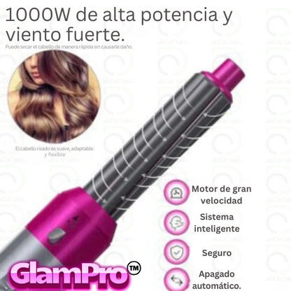 GlamPro™ Secador De Pelo 5en1 Multifunción