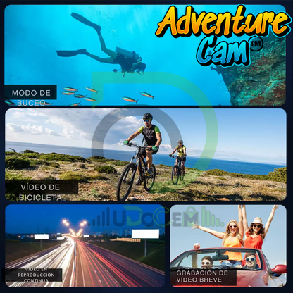 AdventureCam™ Camara  Deportiva Sumergible FULL HD