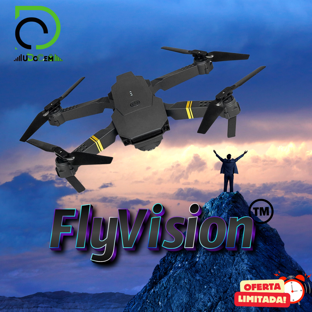 FlyVision™ Dron Con Camara Full HD 4K