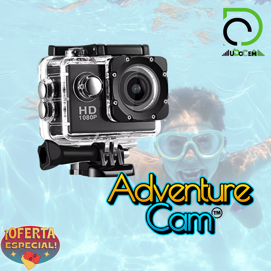 AdventureCam™ Camara  Deportiva Sumergible FULL HD