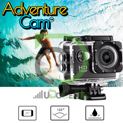 AdventureCam™ Camara  Deportiva Sumergible FULL HD